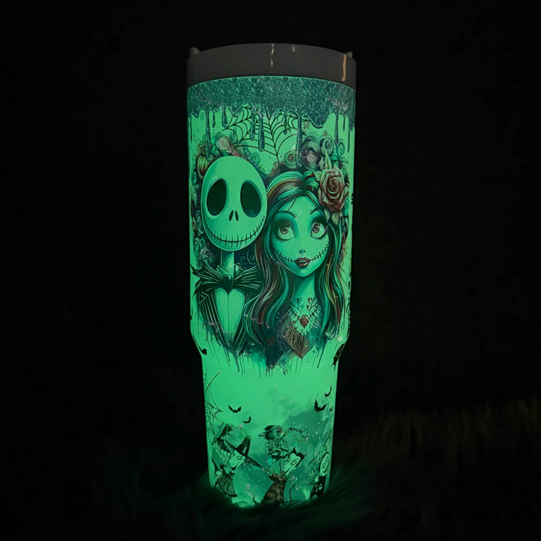 Sally x Jack Skellington 40oz Tumbler