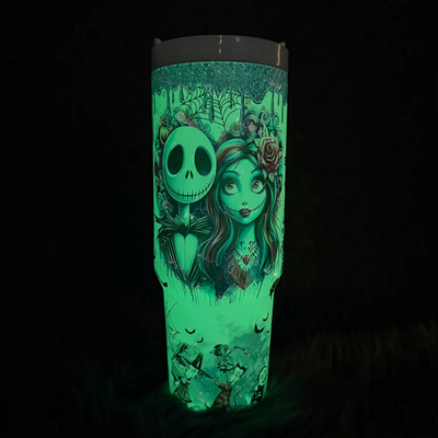 Sally x Jack Skellington 40oz Tumbler